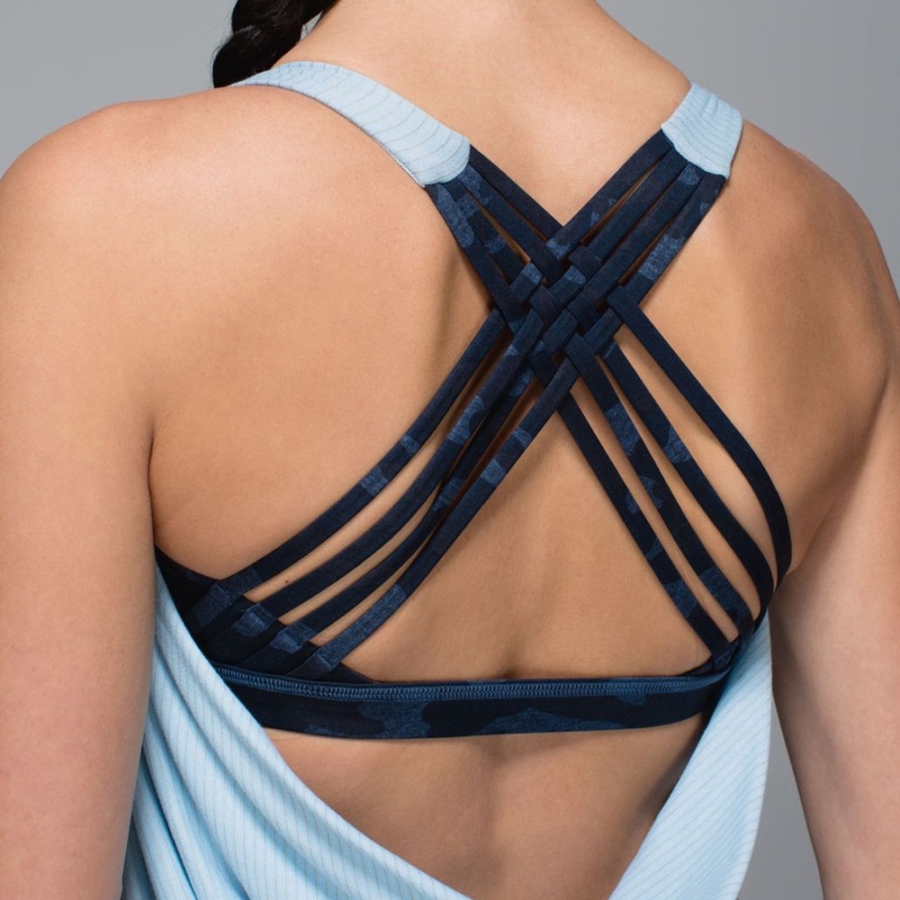 Lululemon Free to Be Wild Tank, Sz 4, Light Blue